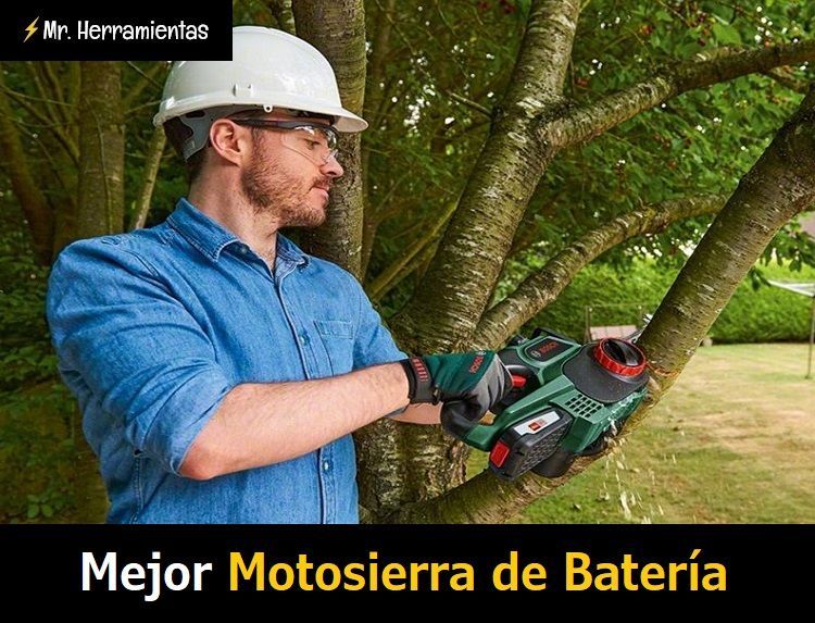 ⊛ MEJOR MOTOSIERRA DE BATERÍA 2022 【 Guía y Comparativa 】