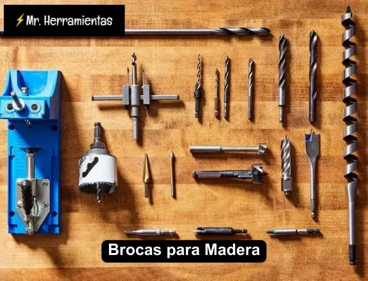 tipos de brocas para madera