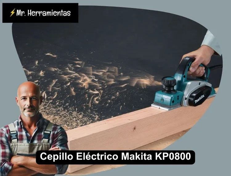 cepillo eléctrico makita kp0800