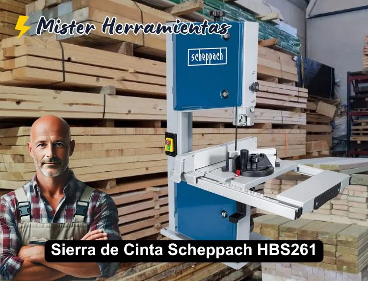 la sierra de cinta scheppach HBS261