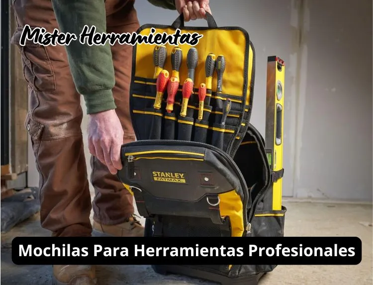 Mochila para herramientas con compartimentos