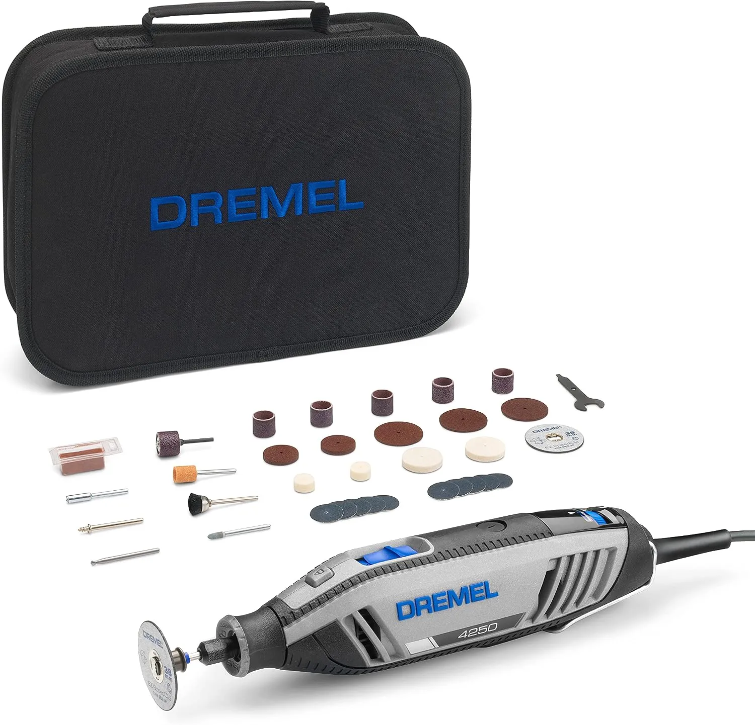Dremel 4250 con accesorios de corte, lijado y pulido y bolsa de transporte