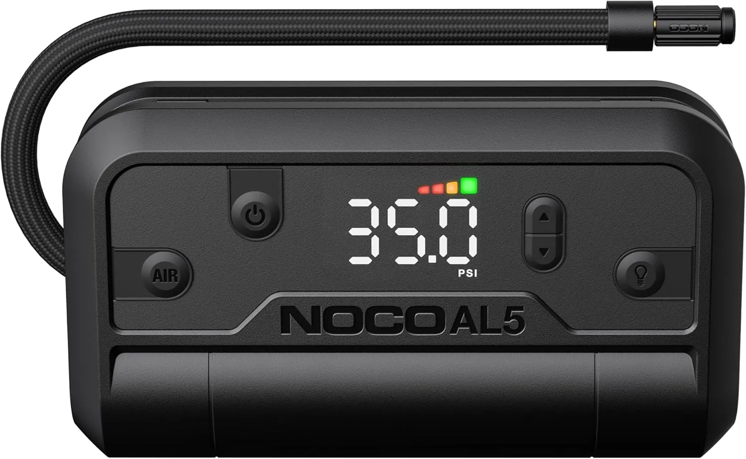 NOCO Air AL5 con pantalla digital y manguera trenzada